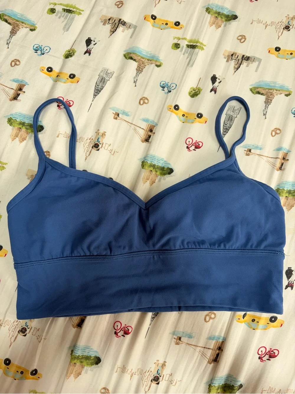lululemon athletica Periwinkle Blue Strappy Sports Bra